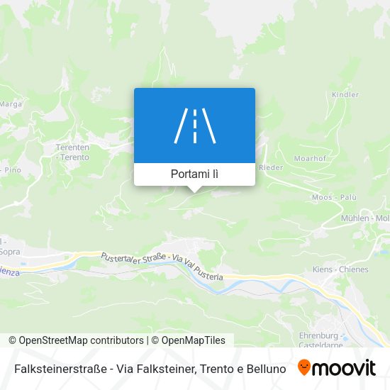 Mappa Falksteinerstraße - Via Falksteiner