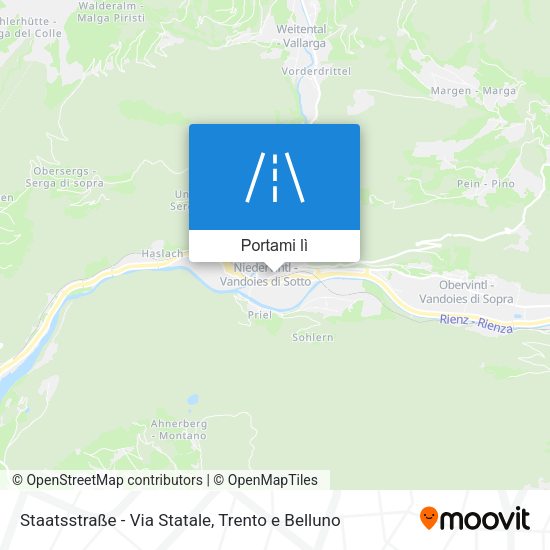 Mappa Staatsstraße - Via Statale
