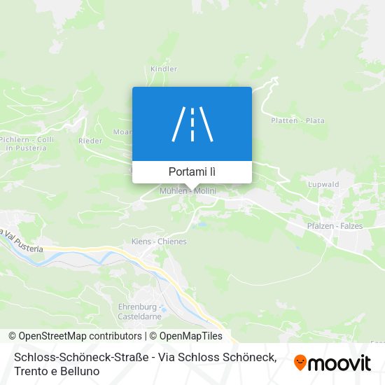 Mappa Schloss-Schöneck-Straße - Via Schloss Schöneck