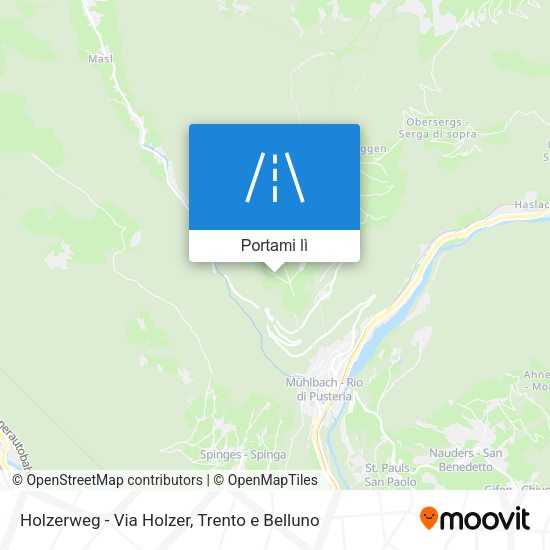 Mappa Holzerweg - Via Holzer