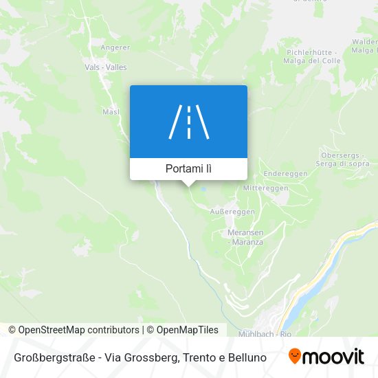 Mappa Großbergstraße - Via Grossberg