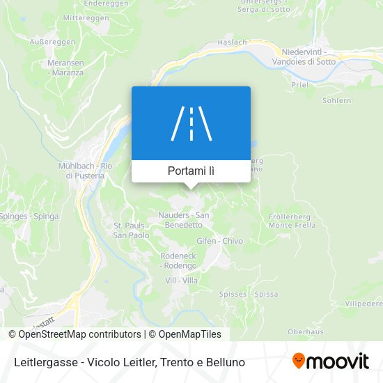 Mappa Leitlergasse - Vicolo Leitler