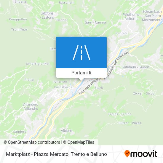 Mappa Marktplatz - Piazza Mercato