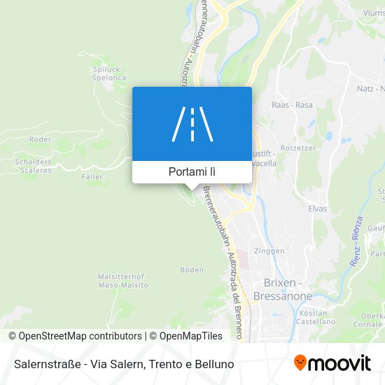 Mappa Salernstraße - Via Salern