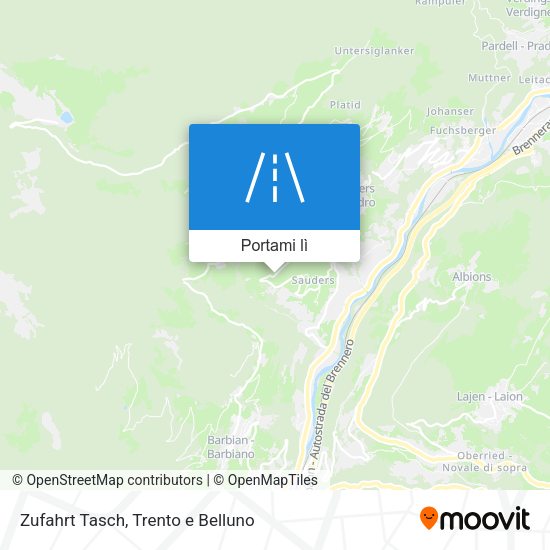 Mappa Zufahrt Tasch