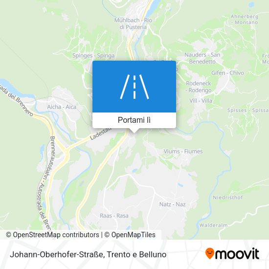Mappa Johann-Oberhofer-Straße