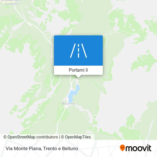 Mappa Via Monte Piana