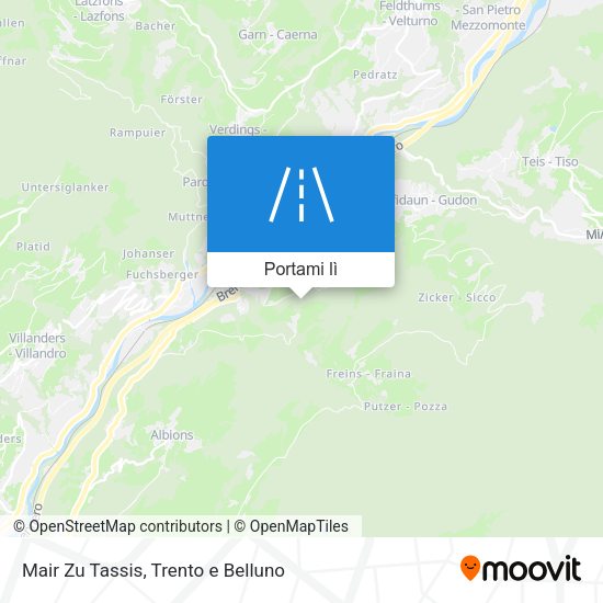 Mappa Mair Zu Tassis