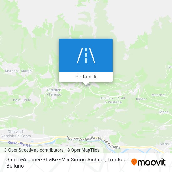 Mappa Simon-Aichner-Straße - Via Simon Aichner