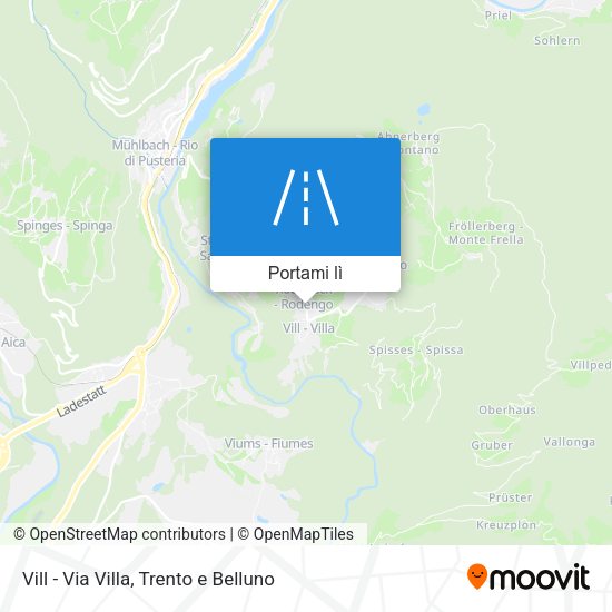 Mappa Vill - Via Villa