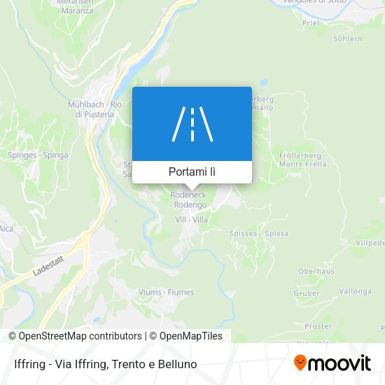 Mappa Iffring - Via Iffring