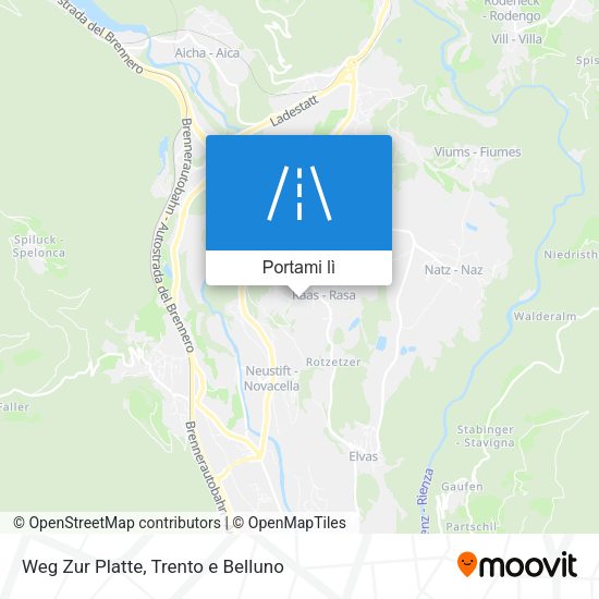 Mappa Weg Zur Platte