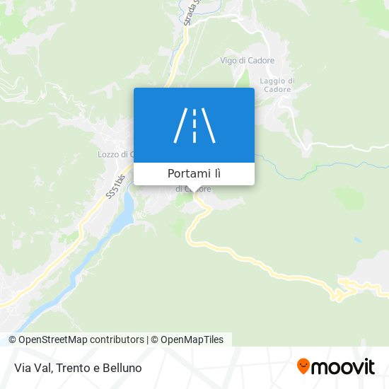 Mappa Via Val