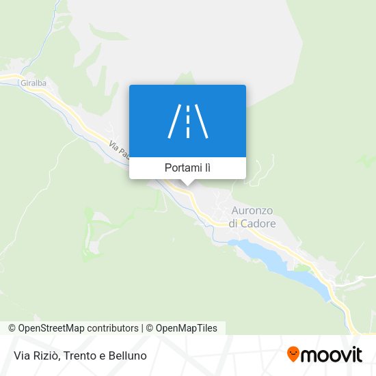 Mappa Via Riziò