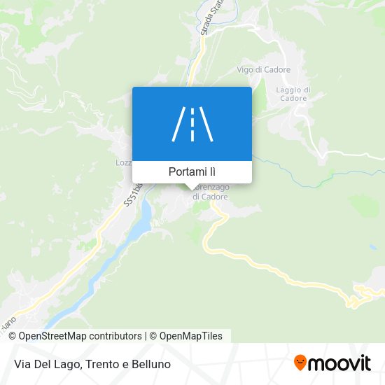 Mappa Via Del Lago