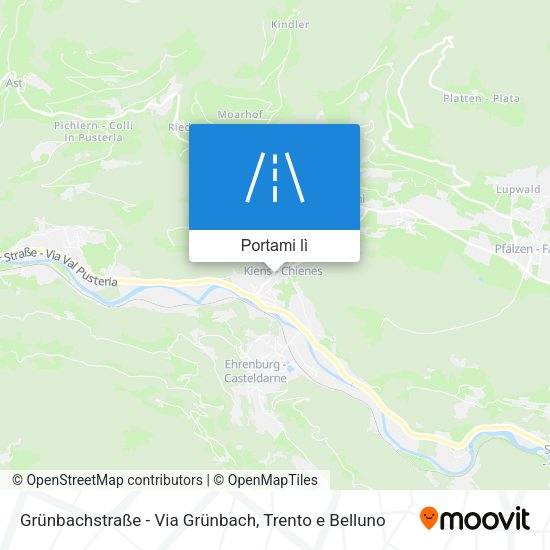 Mappa Grünbachstraße - Via Grünbach