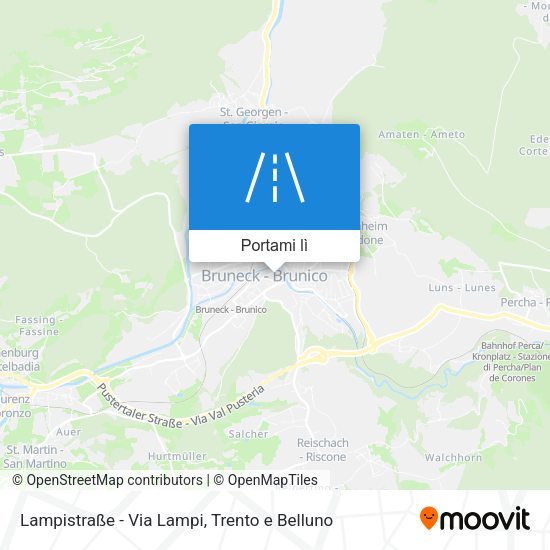 Mappa Lampistraße - Via Lampi