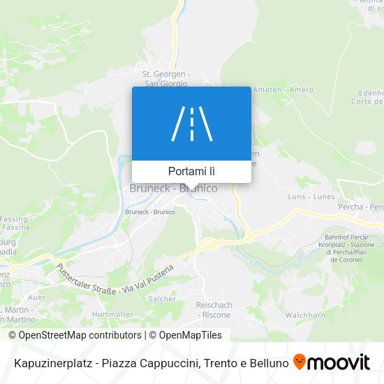 Mappa Kapuzinerplatz - Piazza Cappuccini