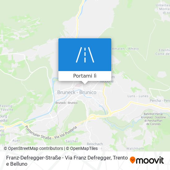 Mappa Franz-Defregger-Straße  - Via Franz Defregger