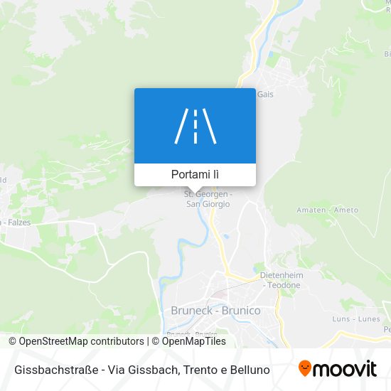 Mappa Gissbachstraße - Via Gissbach