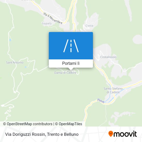 Mappa Via Doriguzzi Rossin