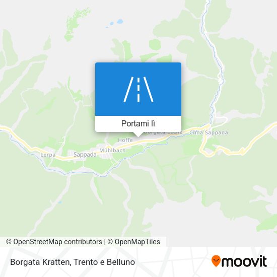 Mappa Borgata Kratten
