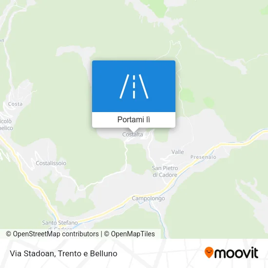 Mappa Via Stadoan