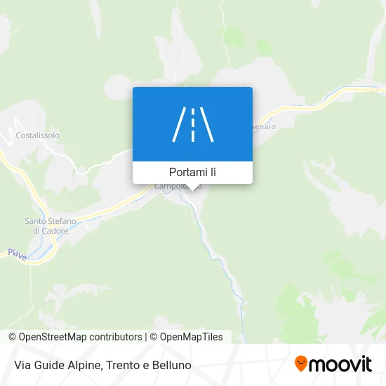 Mappa Via Guide Alpine