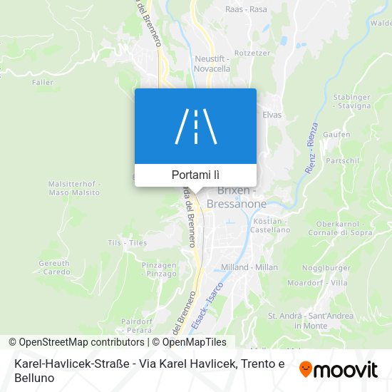Mappa Karel-Havlicek-Straße - Via Karel Havlicek