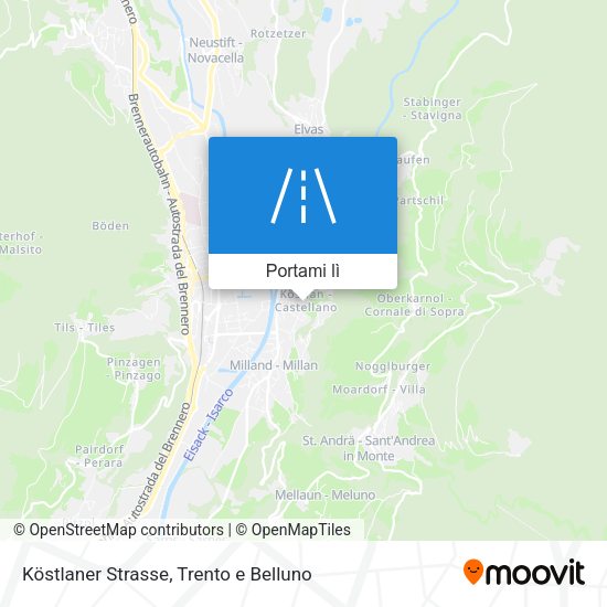 Mappa Köstlaner Strasse