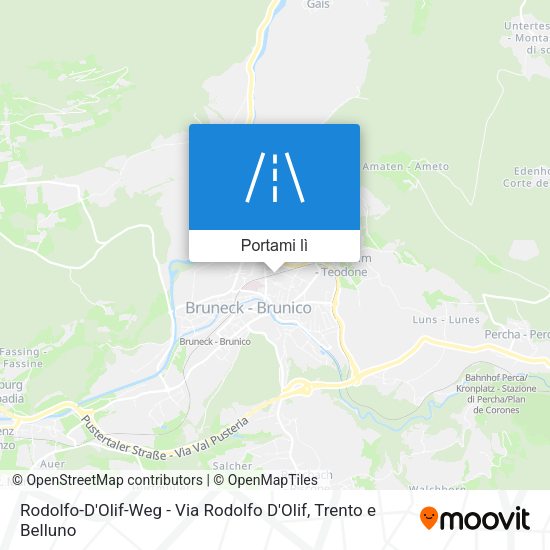 Mappa Rodolfo-D'Olif-Weg - Via Rodolfo D'Olif