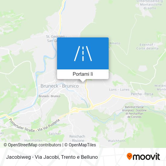 Mappa Jacobiweg - Via Jacobi