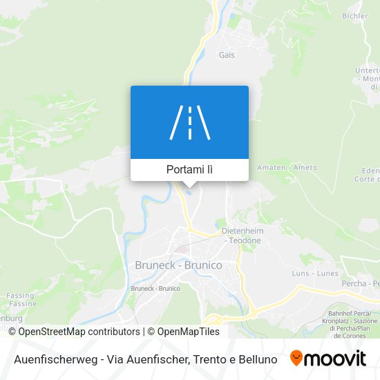 Mappa Auenfischerweg - Via Auenfischer