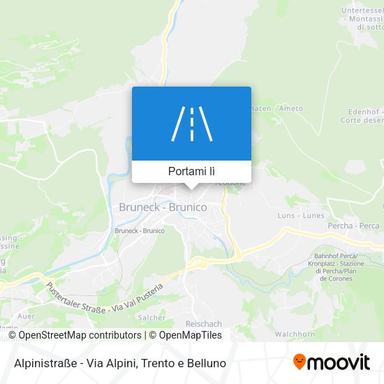 Mappa Alpinistraße - Via Alpini