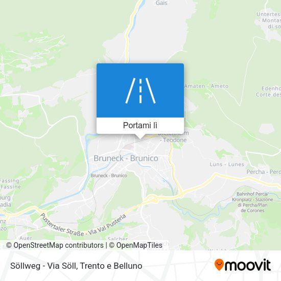 Mappa Söllweg - Via Söll
