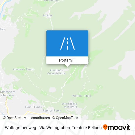 Mappa Wolfsgrubenweg - Via Wolfsgruben