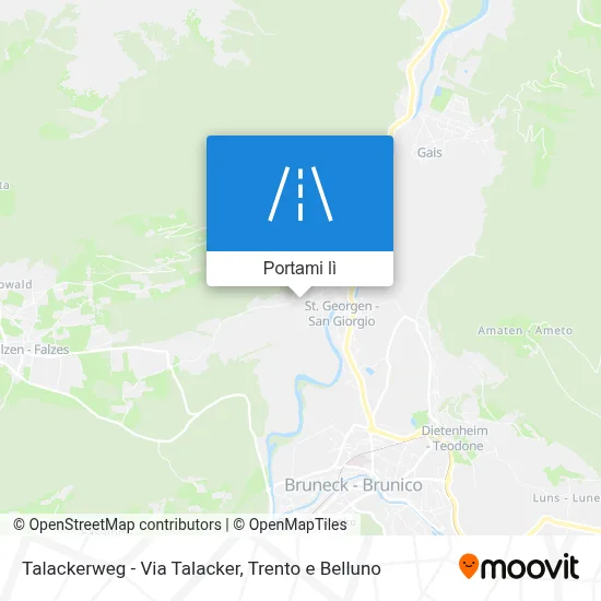 Mappa Talackerweg - Via Talacker
