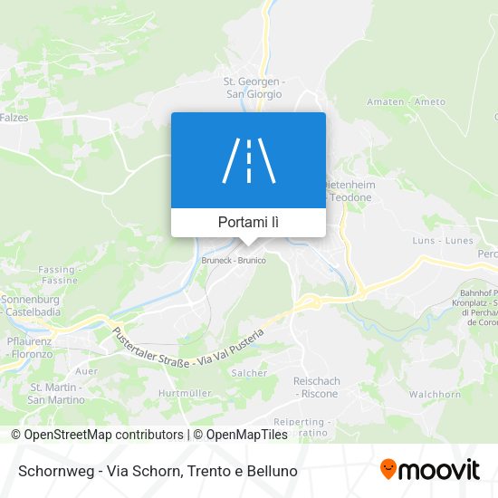 Mappa Schornweg - Via Schorn