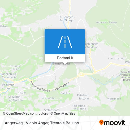 Mappa Angerweg - Vicolo Anger