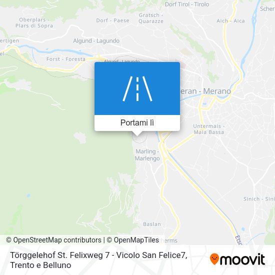 Mappa Törggelehof St. Felixweg 7 - Vicolo San Felice7
