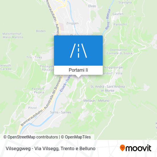 Mappa Vilseggweg - Via Vilsegg