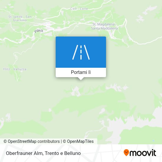 Mappa Oberfrauner Alm