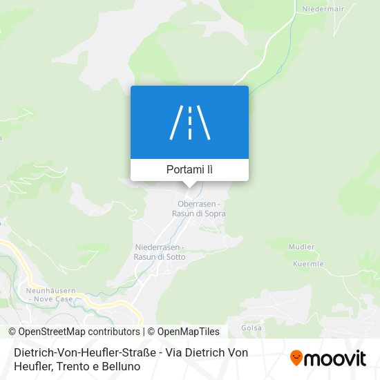 Mappa Dietrich-Von-Heufler-Straße - Via Dietrich Von Heufler
