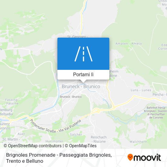 Mappa Brignoles Promenade - Passeggiata Brignoles