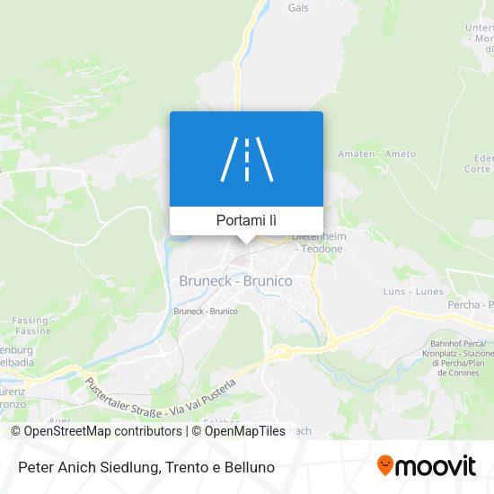 Mappa Peter Anich Siedlung