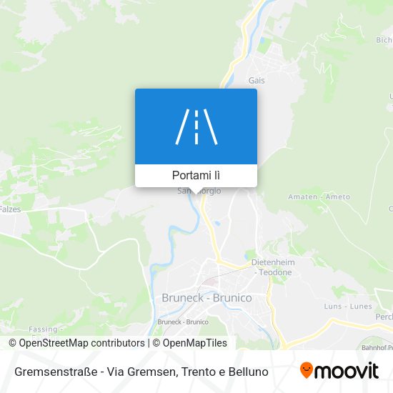 Mappa Gremsenstraße - Via Gremsen