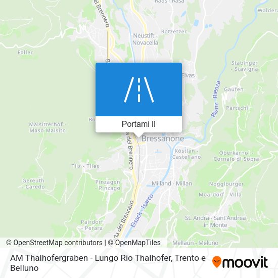 Mappa AM Thalhofergraben - Lungo Rio Thalhofer