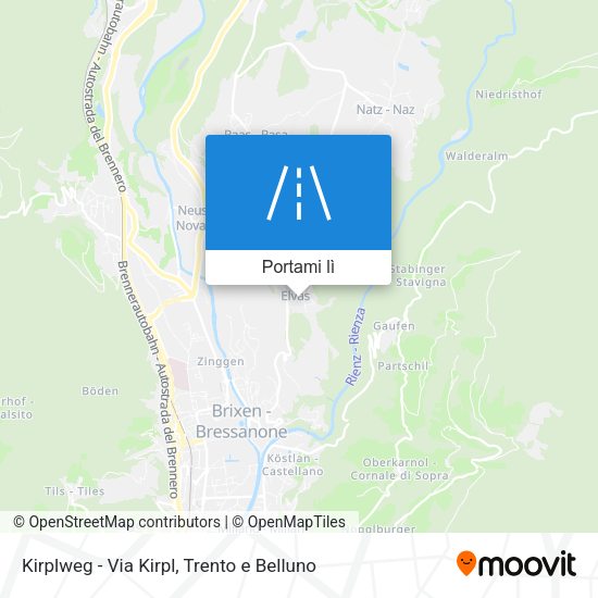 Mappa Kirplweg - Via Kirpl