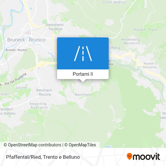 Mappa Pfaffental/Ried