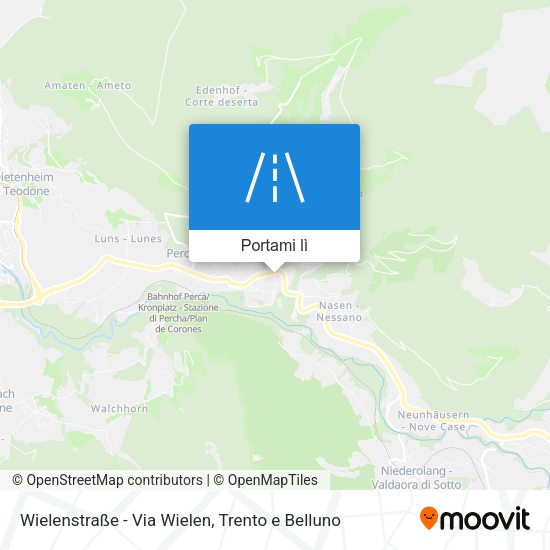 Mappa Wielenstraße - Via Wielen